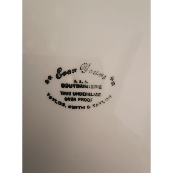 Vintage Taylor Smith Taylor Ever Yours Boutonniere Mid-Century Ceramic Gravy Bow - Picture 6 of 6